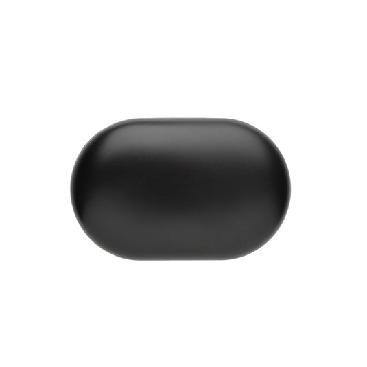 Fitsound RCS recycled plastic open ear TWS earbuds by XD Collection, close-up view showing sleek design and ergonomic fit