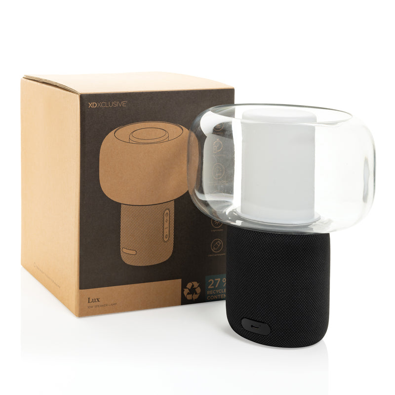 Load image into Gallery viewer, Lux RCS recycled plastic 10W speaker lamp-Audio
