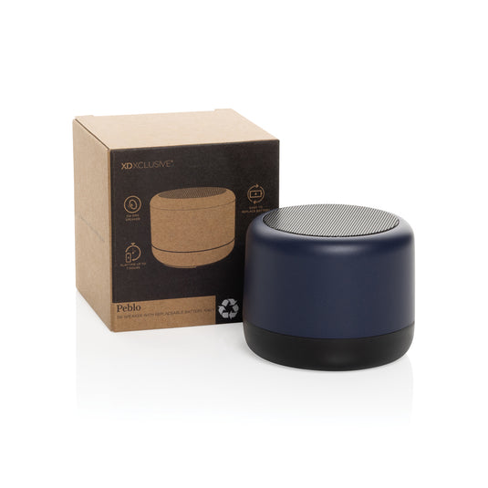 Peblo RCS 3W speaker with removable battery - Custom Wood Designs