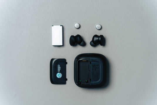 Lakewood RCS recycled and repairable wireless earbuds - Custom Wood Designs