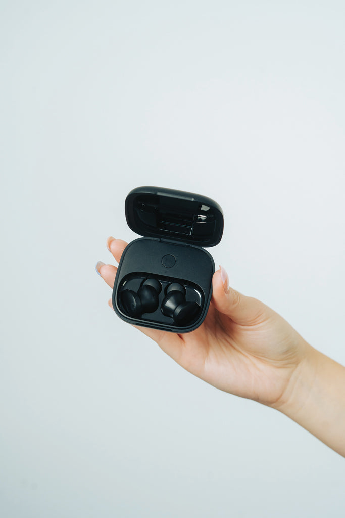 Load image into Gallery viewer, Lakewood RCS recycled and repairable wireless earbuds - Custom Wood Designs
