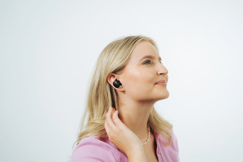 Load image into Gallery viewer, Lakewood RCS recycled and repairable wireless earbuds - Custom Wood Designs
