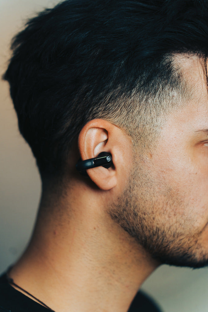 Load image into Gallery viewer, Urban Vitamin Long Beach ENC rplastic wireless earbuds - Custom Wood Designs
