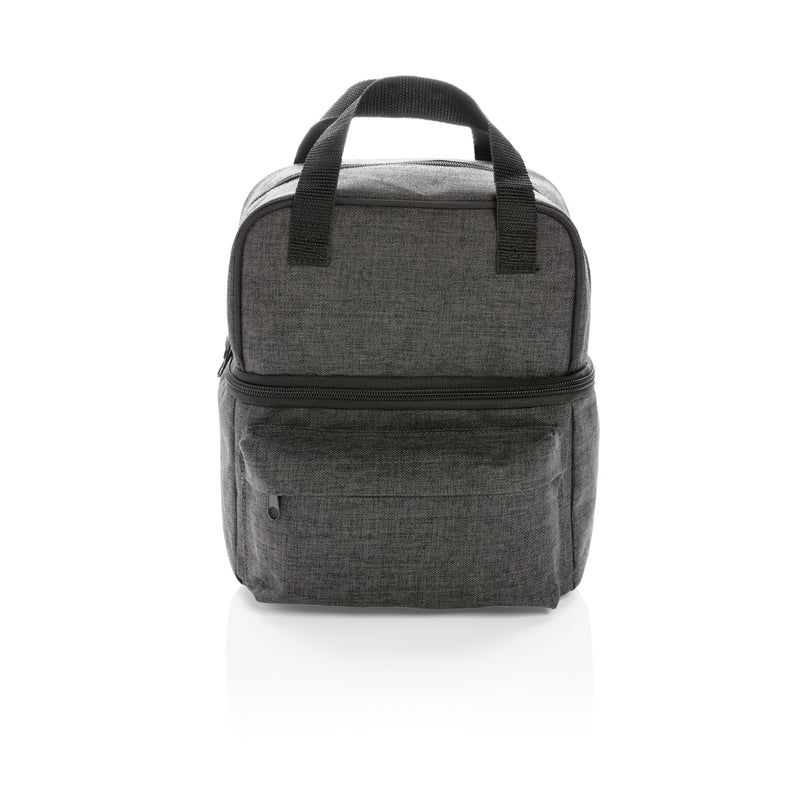 Load image into Gallery viewer, Cooler bag with 2 insulated compartments - Custom Wood Designs
