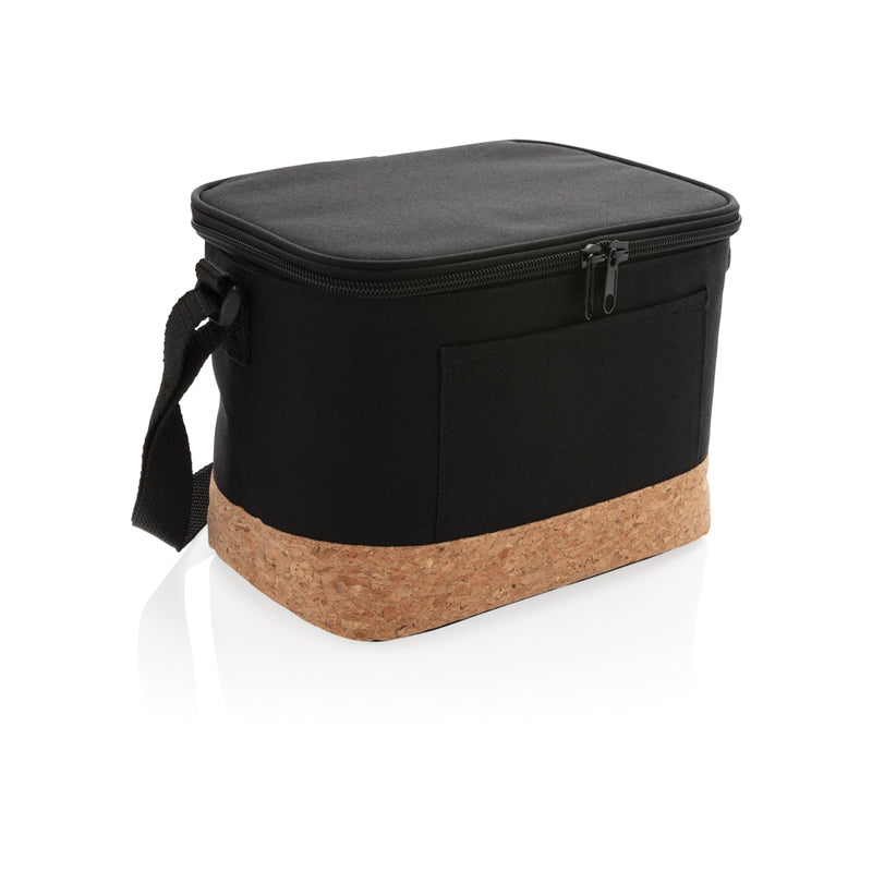 Load image into Gallery viewer, Two-tone outdoor cooler bag with cork detail from XD Collection, featuring insulated interior and stylish design.
