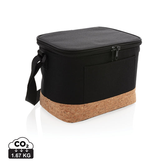 Two-tone XD Collection outdoor cooler bag with cork detail, insulated for keeping drinks cool, stylish and functional.