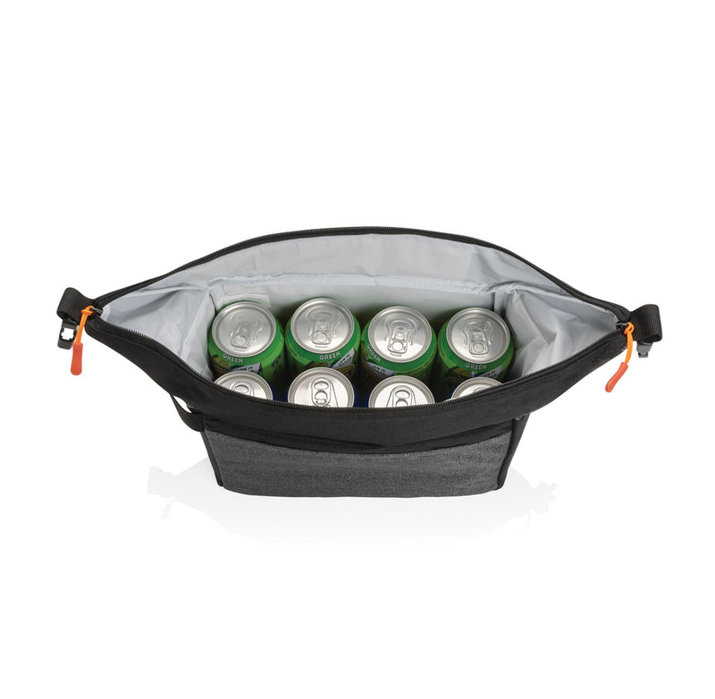 Load image into Gallery viewer, Two-tone outdoor cooler bag by XD Collection with insulated interior, ideal for picnics and outdoor adventures.
