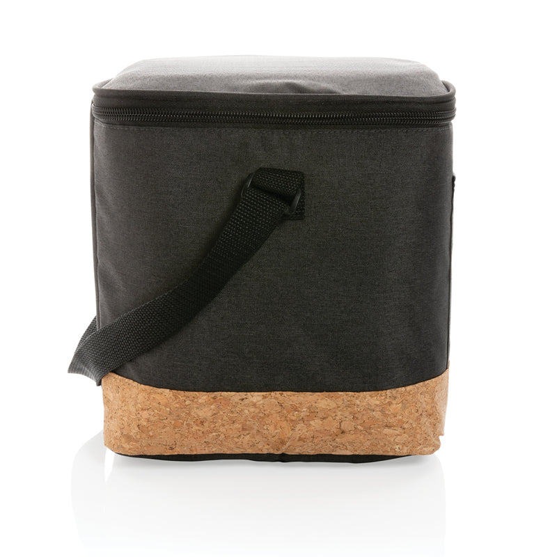 Load image into Gallery viewer, Impact AWARE™ XL RPET two-tone cooler bag with cork detail, outdoor insulated bag by XD Collection featuring stylish design and spacious storage.
