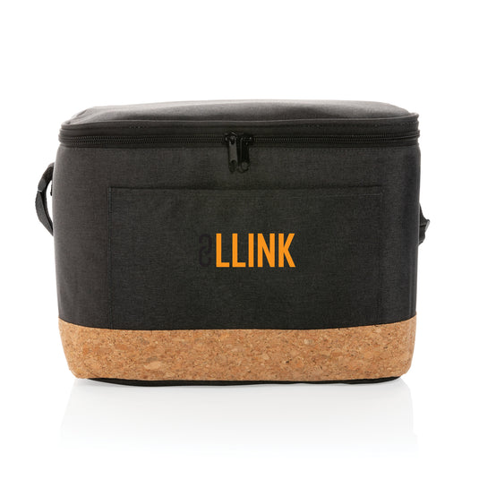 Impact AWARE™ XL RPET two-tone cooler bag with cork detail from XD Collection, outdoor insulated bag for keeping beverages cool.