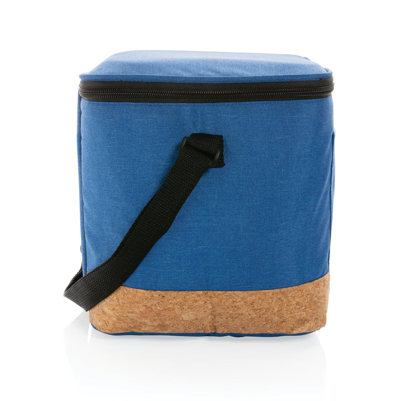 Load image into Gallery viewer, Impact AWARE™ XL RPET two-tone cooler bag with cork detail from XD Collection, outdoor insulated bag with stylish design.
