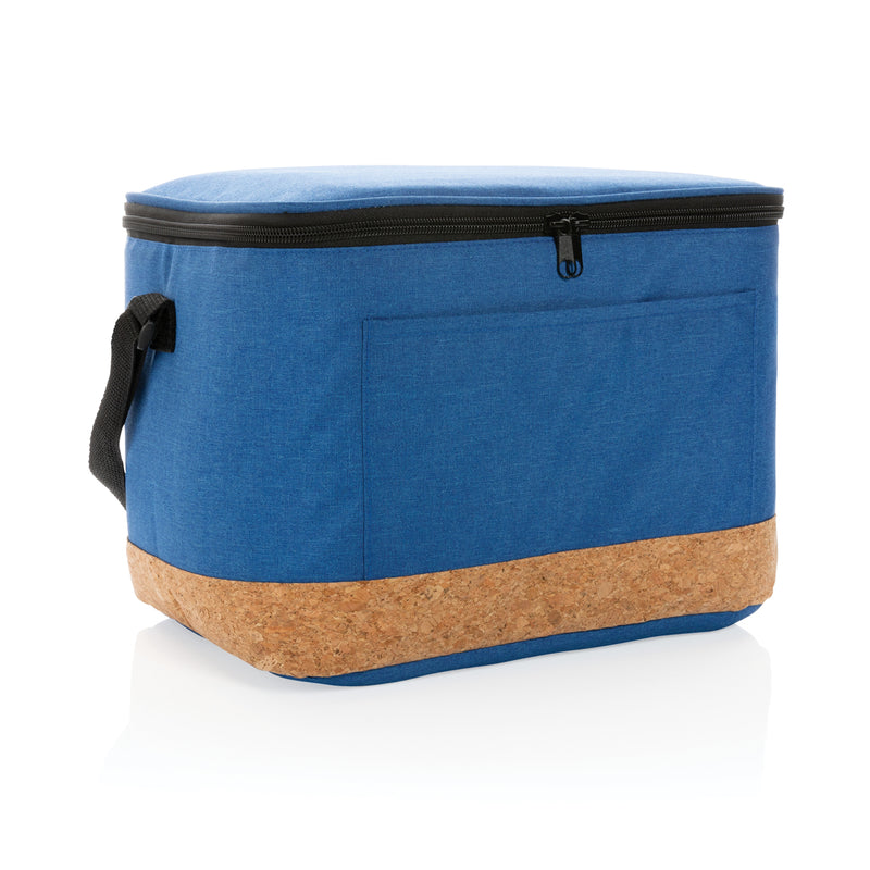 Load image into Gallery viewer, Impact AWARE™ XL RPET two-tone cooler bag with cork detail from XD Collection, outdoor insulated bag for keeping items cool.

