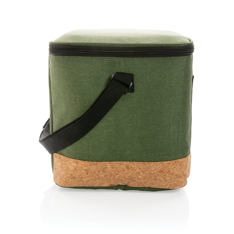 Load image into Gallery viewer, Impact AWARE™ XL RPET two-tone cooler bag with cork detail from XD Collection, designed for outdoor use, featuring a stylish two-tone design.
