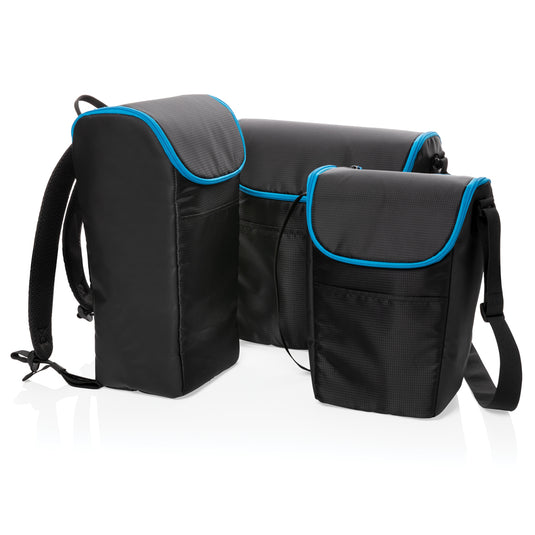 Explorer medium outdoor cooler bag by XD Collection, insulated outdoor cooler with carrying handles and zipper closure.