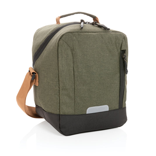 Impact AWARE™ outdoor cooler bag by XD Collection, urban outdoor cooler with insulated interior and carrying handle.