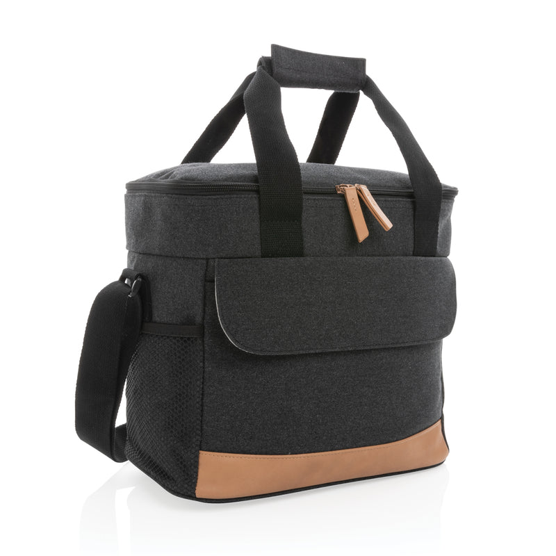 Load image into Gallery viewer, XD Collection Impact AWARE™ 16 oz. outdoor canvas cooler bag with insulated interior and adjustable shoulder strap
