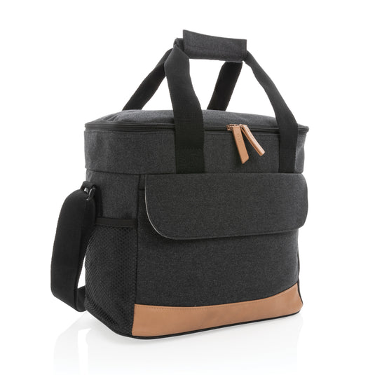XD Collection Impact AWARE™ 16 oz. outdoor canvas cooler bag with insulated interior and adjustable shoulder strap