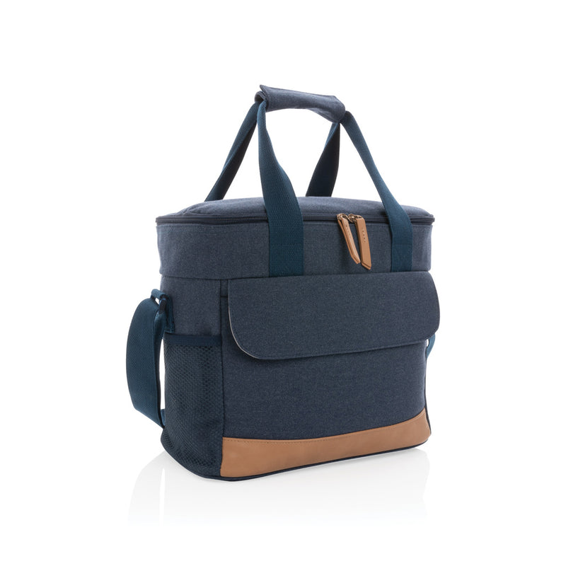Load image into Gallery viewer, Impact AWARE™ 16 oz. canvas cooler bag by XD Collection, outdoor insulated bag with sturdy handles and spacious interior.
