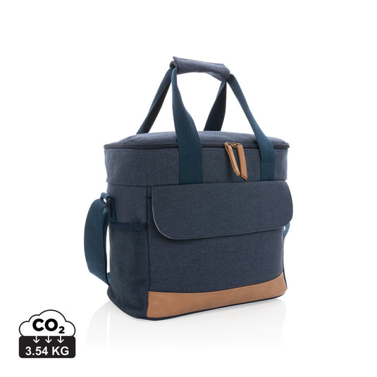 Impact AWARE™ 16 oz. canvas outdoor cooler bag by XD Collection, showing durable design and insulated interior.