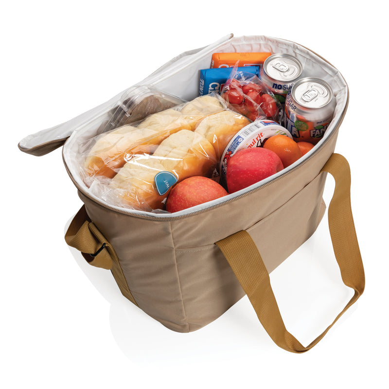Load image into Gallery viewer, Large Impact AWARE™ outdoor cooler bag by XD Xclusive with insulated interior and sturdy handles for outdoor adventures.
