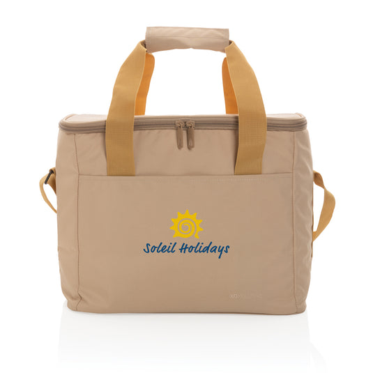 Large Impact AWARE™ outdoor cooler bag by XD Xclusive with insulated design and sturdy handles for easy carrying.
