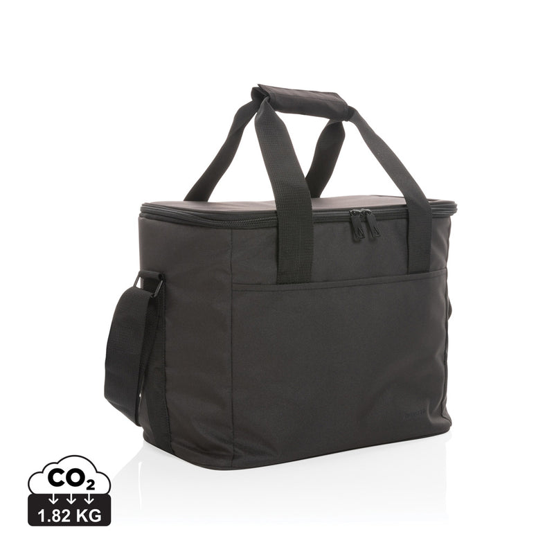 Load image into Gallery viewer, XD Xclusive Impact AWARE™ large outdoor cooler bag with insulated interior, black and gray design for keeping food and drinks cold
