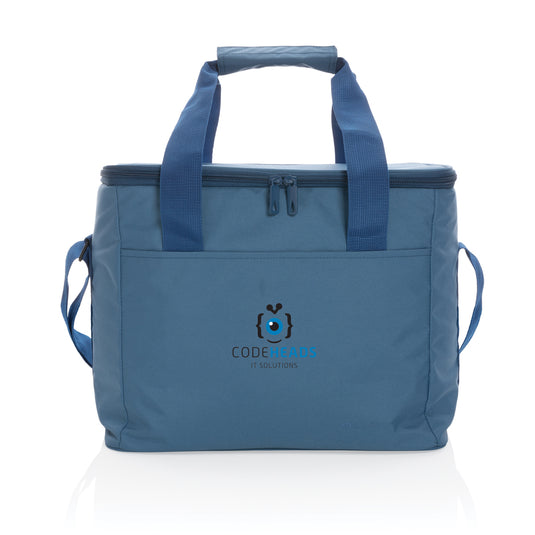 Large outdoor Impact AWARE™ cooler bag by XD Xclusive with insulated interior and sturdy handles for outdoor adventures.