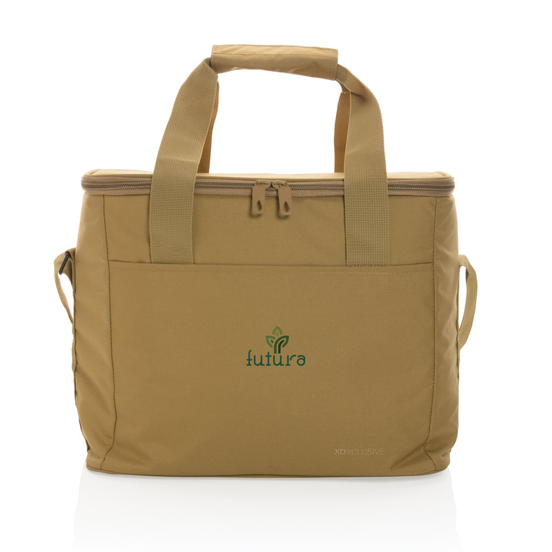 Load image into Gallery viewer, Large Impact AWARE™ outdoor cooler bag by XD Xclusive with insulated interior and sturdy carrying handles.
