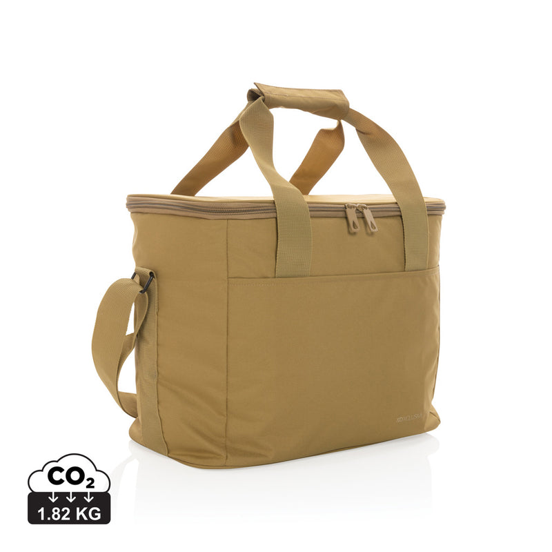 Load image into Gallery viewer, Large outdoor Impact AWARE™ cooler bag by XD Xclusive with insulated interior and sturdy handles for outdoor picnics and trips.
