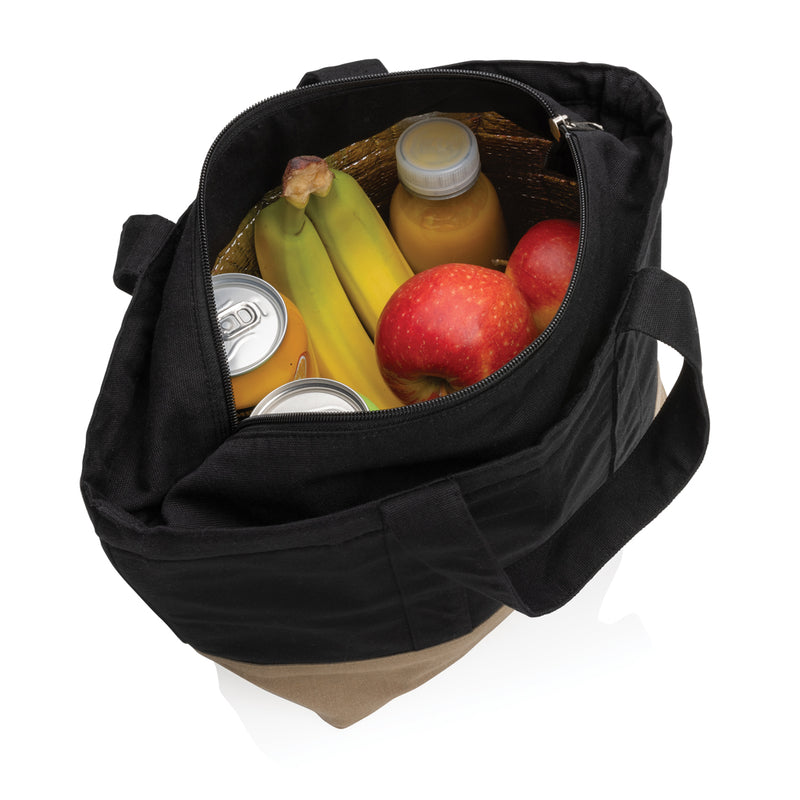 Load image into Gallery viewer, Undyed Impact Aware™ 285 gsm rcanvas cooler bag by XD Collection, outdoor design with sturdy canvas material.
