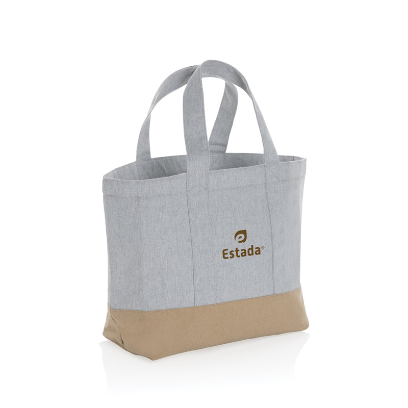 Load image into Gallery viewer, Impact Aware™ 285 gsm rcanvas cooler bag by XD Collection, undyed outdoor cooler with sturdy fabric and insulated interior.
