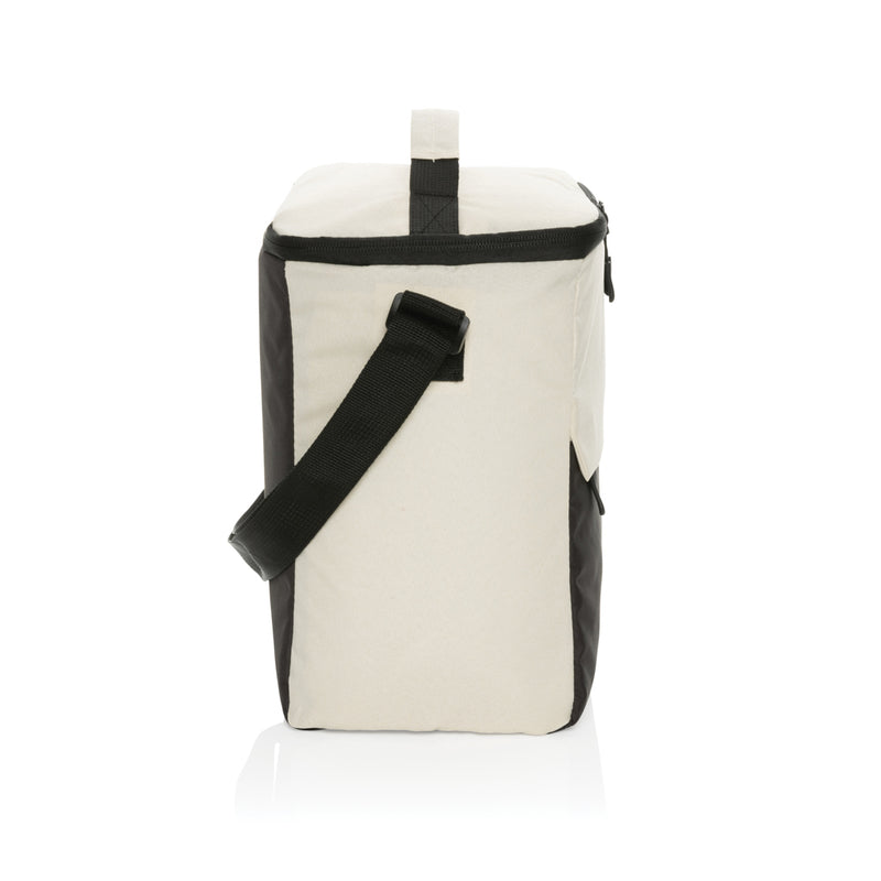 Load image into Gallery viewer, XD Collection Kazu AWARE™ RPET outdoor cooler bag with insulated interior and adjustable strap, designed for outdoor activities.
