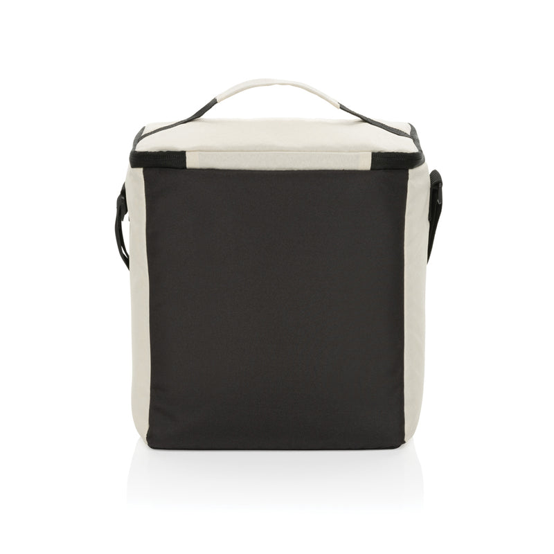 Load image into Gallery viewer, XD Collection Kazu AWARE™ RPET cooler bag for outdoor use, featuring a compact design with insulated interior and carrying handle.
