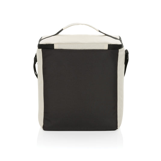 XD Collection Kazu AWARE™ RPET cooler bag for outdoor use, featuring a compact design with insulated interior and carrying handle.