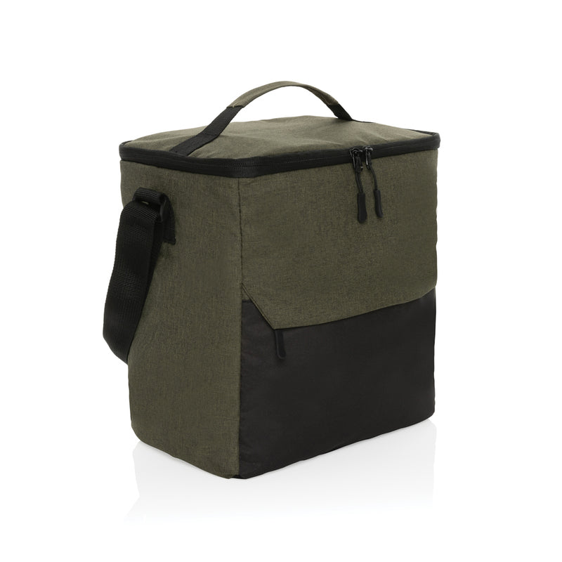 Load image into Gallery viewer, XD Collection Kazu AWARE™ RPET outdoor cooler bag with handles, featuring a compact design and insulated interior for outdoor use.
