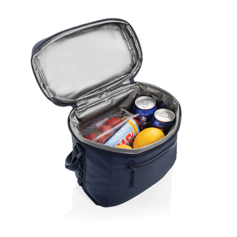 Load image into Gallery viewer, Sonny Aware™ RPET outdoor cooler bag by XD Collection, lightweight insulated bag with zipper closure and carry handle.
