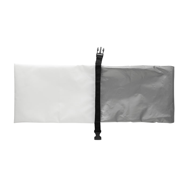 Load image into Gallery viewer, XD Collection AWARE™ RPET foldable outdoor lunch bag, 30x20cm, featuring a snack strap and eco-friendly design.

