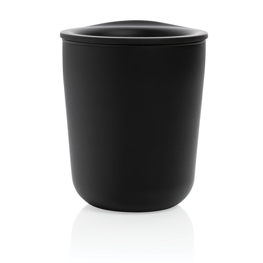 Simplistic antimicrobial coffee tumbler from XD Collection, sleek drinkware with a smooth finish and secure lid.
