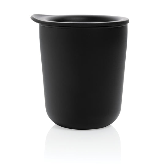 Simplistic antimicrobial coffee tumbler from XD Collection, durable drinkware with a sleek design and secure lid for on-the-go use.