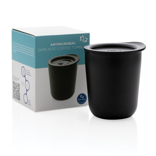 Simplistic antimicrobial coffee tumbler from XD Collection with a sleek design and durable drinkware for on-the-go use.