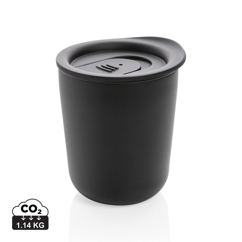Load image into Gallery viewer, Simplistic antimicrobial coffee tumbler from XD Collection with a sleek, minimalist design and durable drinkware construction.
