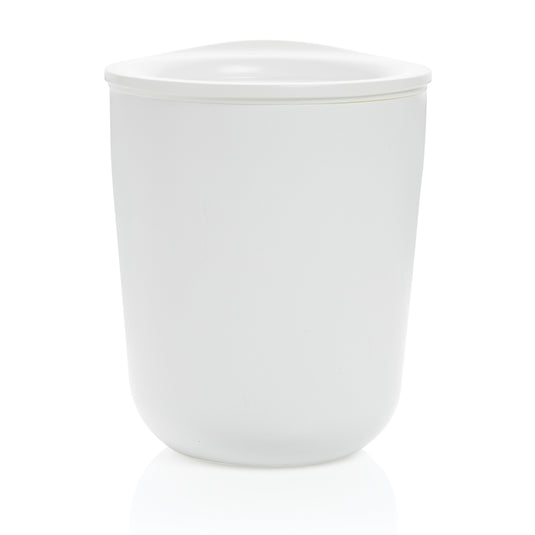 Simplistic antimicrobial coffee tumbler from XD Collection, black drinkware with a sleek design and spill-proof lid.