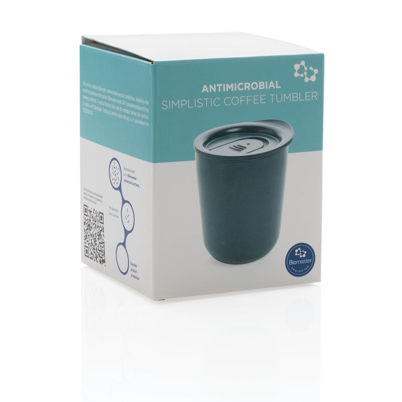 Load image into Gallery viewer, Simplistic antimicrobial coffee tumbler from XD Collection, sleek drinkware with a modern design and antimicrobial features.

