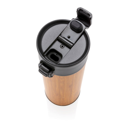 Bogota vacuum bamboo coffee mug - Custom Wood Designs