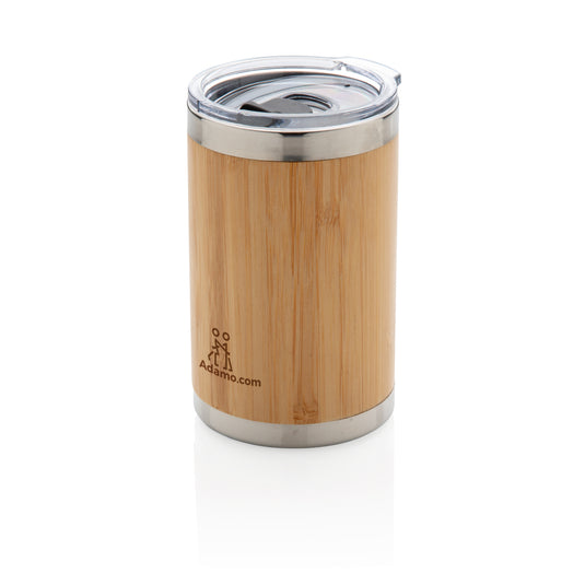Bamboo coffee to go tumbler - Custom Wood Designs