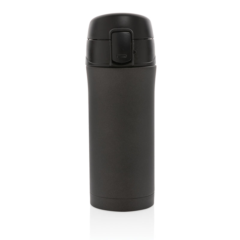Load image into Gallery viewer, Metallic easy lock vacuum mug from XD Collection, durable drinkware with secure lid and sleek metallic finish.
