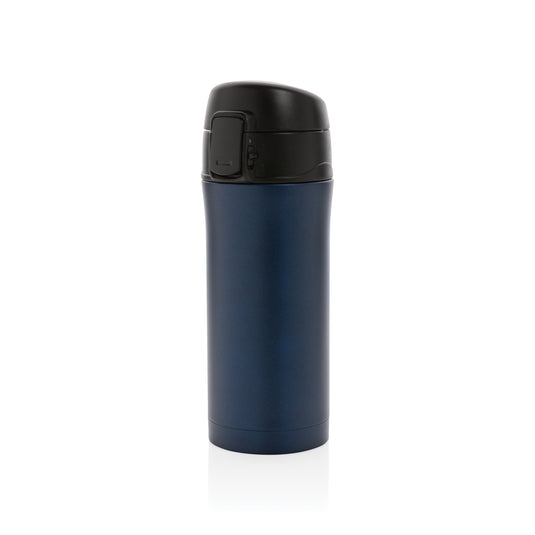 Metallic XD Collection easy lock vacuum mug with secure lid and sleek drinkware design, perfect for on-the-go hydration.