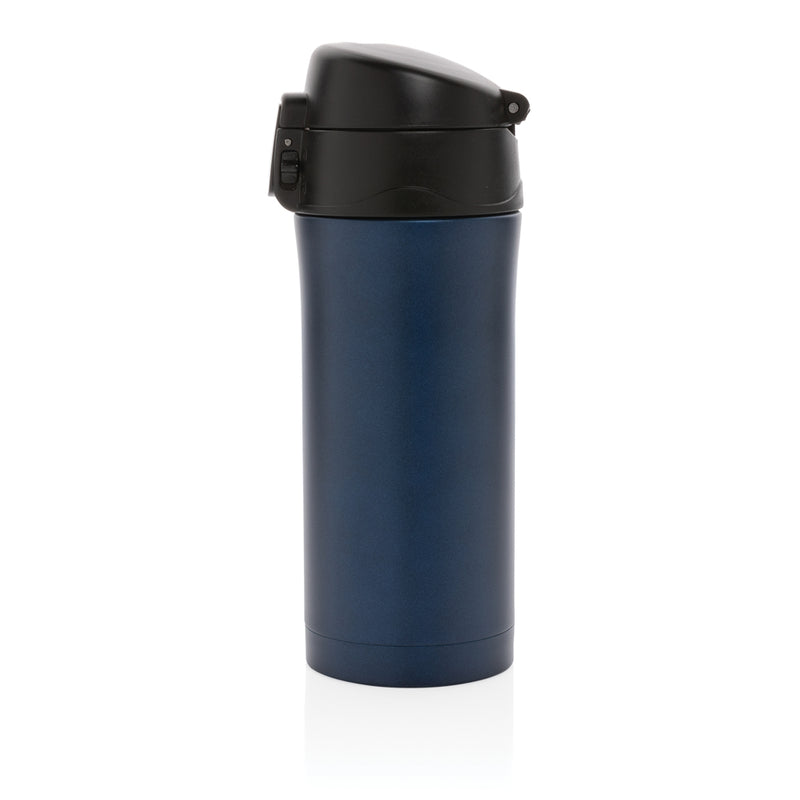 Load image into Gallery viewer, Metallic XD Collection easy lock vacuum mug in drinkware with secure lid and sleek metallic finish, perfect for hot or cold beverages.
