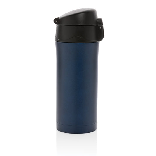 Metallic XD Collection easy lock vacuum mug in drinkware, featuring a sleek design and secure lid for hot and cold beverages.