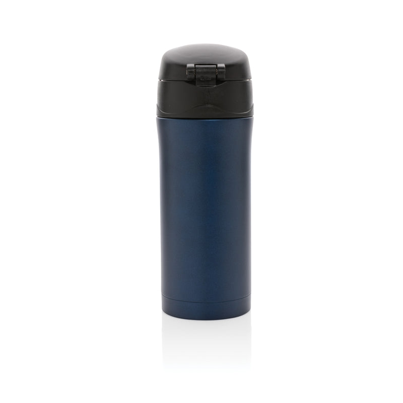 Load image into Gallery viewer, Metallic XD Collection Easy Lock vacuum mug for hot and cold drinks, featuring a sleek design and secure lid for travel.
