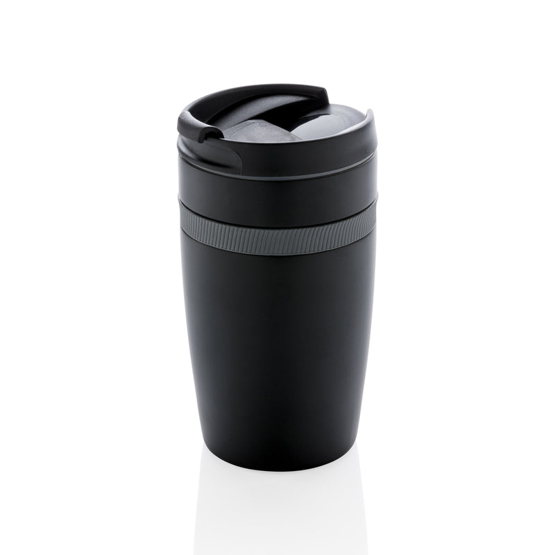 Load image into Gallery viewer, XD Xclusive Sierra leak-proof vacuum coffee tumbler in stainless steel, drinkware with a secure lid and sleek design.

